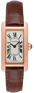 Cartier Tank Américaine W2607456 Rose gold Silver