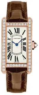 Cartier Tank Américaine WJTA0002 Rose gold Silver