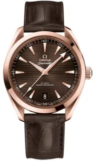 Omega Aqua Terra 220.53.41.21.13.001 Sedna gold Brown