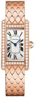 Cartier Tank WB710008 Rose gold Silver