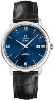 Omega De Ville Prestige 424.13.40.20.03.001 Stainless steel Blue