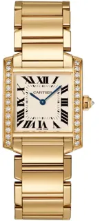 Cartier Tank WJTA0025 Yellow gold Silver