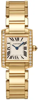 Cartier Tank WJTA0024 Yellow gold Silver