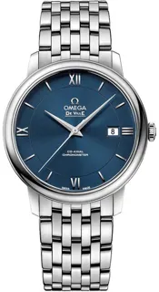 Omega De Ville Prestige 424.10.40.20.03.001 Stainless steel Blue