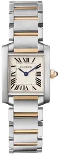 Cartier Tank Française W51007Q4 Stainless steel Silver