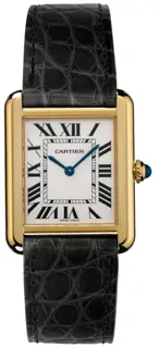 Cartier Tank W5200002 Yellow gold Silver