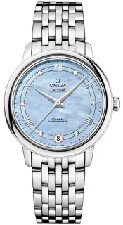 Omega De Ville 424.10.33.20.57.001 Stainless steel Blue