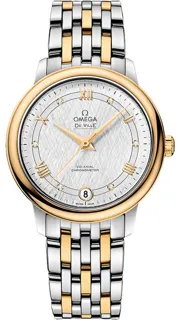 Omega De Ville 424.20.33.20.52.001 Yellow gold Silver