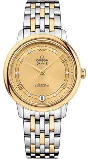 Omega De Ville 424.20.33.20.58.003 Yellow gold Golden