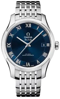 Omega De Ville 433.10.41.21.03.001 Stainless steel Blue