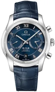 Omega De Ville Co-Axial 431.13.42.51.03.001 Stainless steel Blue