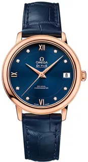 Omega De Ville 424.53.33.20.53.001 Red gold Blue