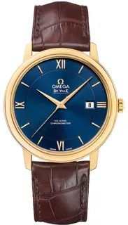 Omega De Ville 424.53.40.20.03.001 Yellow gold Blue