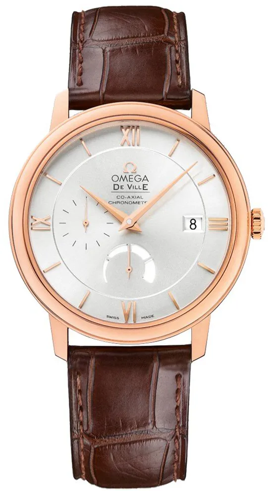 Omega De Ville 424.53.40.21.02.001 39.5mm Rose gold Silver