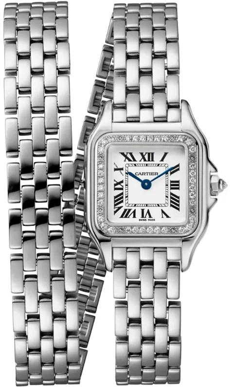 Cartier Panthère WJPN0012 30mm White gold Silvered