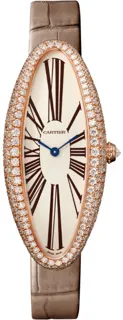 Cartier Baignoire WB520005 Rose gold Silver