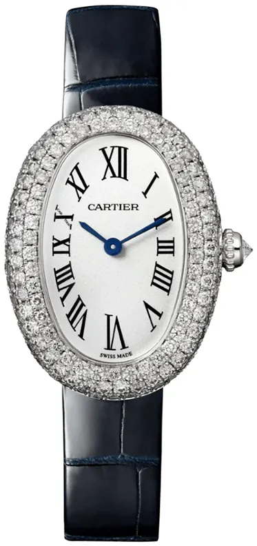 Cartier Baignoire WJBA0015 32mm White gold and 18k white gold Silver