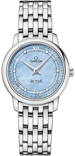 Omega De Ville Prestige 424.10.27.60.57.001 Stainless steel Blue