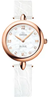 Omega De Ville Prestige 424.53.27.60.55.002 Red gold White