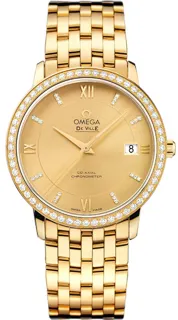 Omega De Ville 424.55.37.20.58.001 Yellow gold Golden