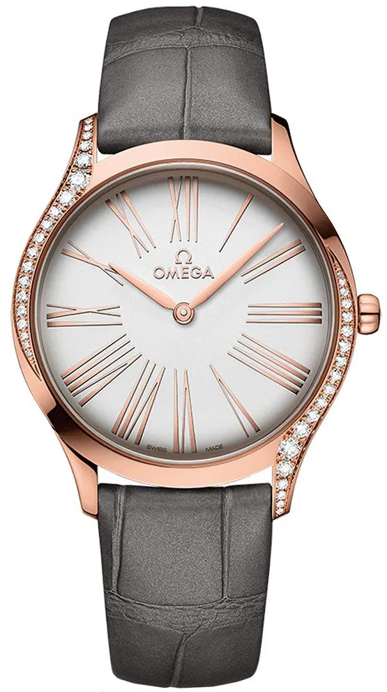 Omega De Ville 428.58.36.60.02.001 36mm Rose gold Silver