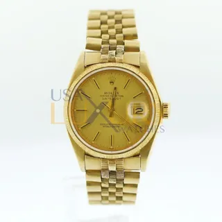 Rolex Datejust 160778 Yellow gold Champagne