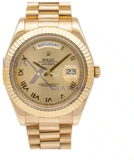 Rolex Day-Date II 218238 Yellow gold Champagne