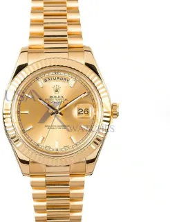 Rolex Day-Date II 218238 Yellow gold Golden