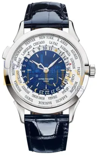 Patek Philippe World Time 5230G-010 White gold Blue