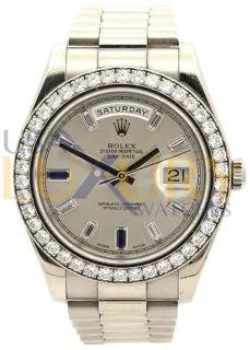 Rolex Day-Date 218349 White gold White