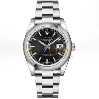 Rolex Datejust 36 116200 Stainless steel Black