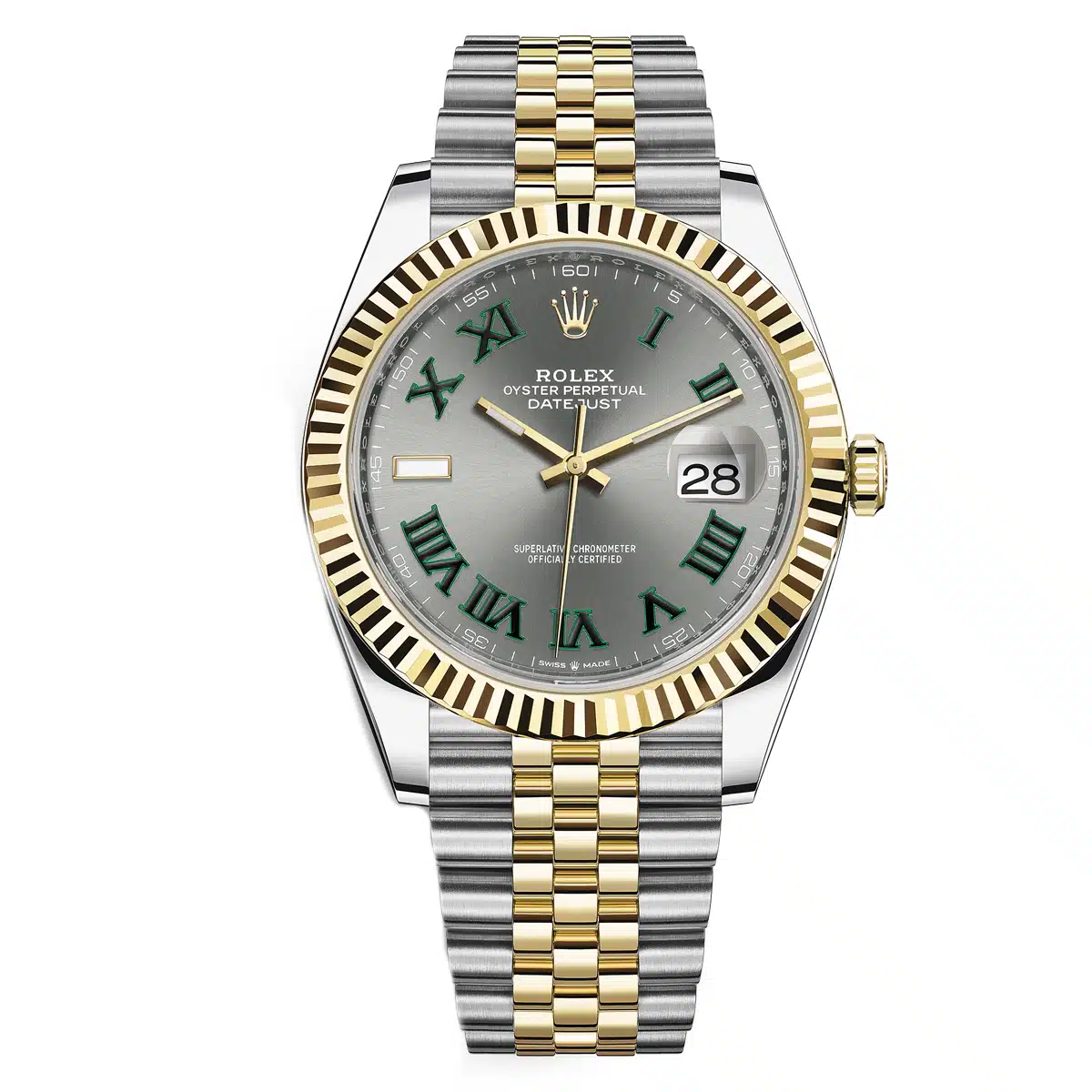 Rolex Datejust 41 126333-0020 41mm Yellow gold and Oystersteel Gray