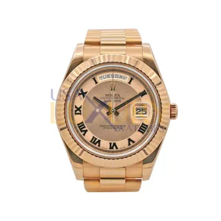 Rolex Day-Date II 218235 41mm Rose gold Pink