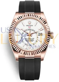 Rolex Oyster 326235 Rose gold White