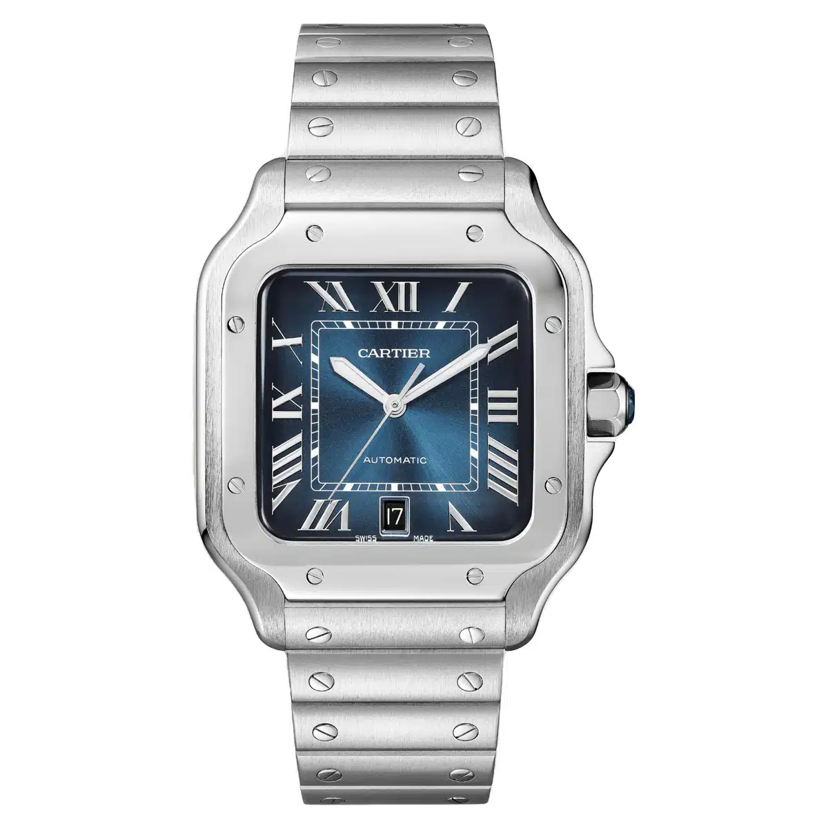 Cartier Santos WSSA0030 40mm Stainless steel Blue