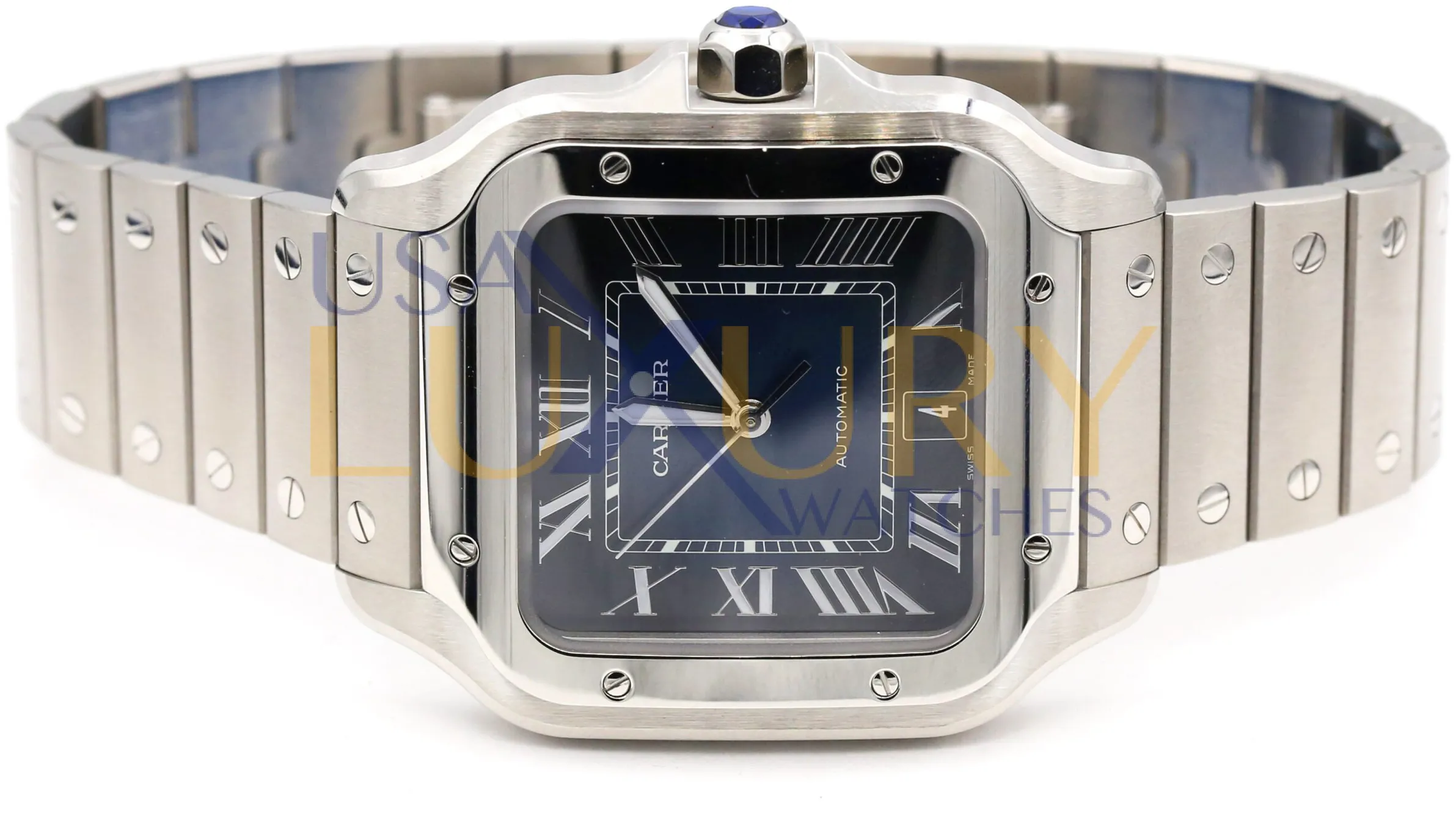 Cartier Santos WSSA0030 40mm Stainless steel Blue 1