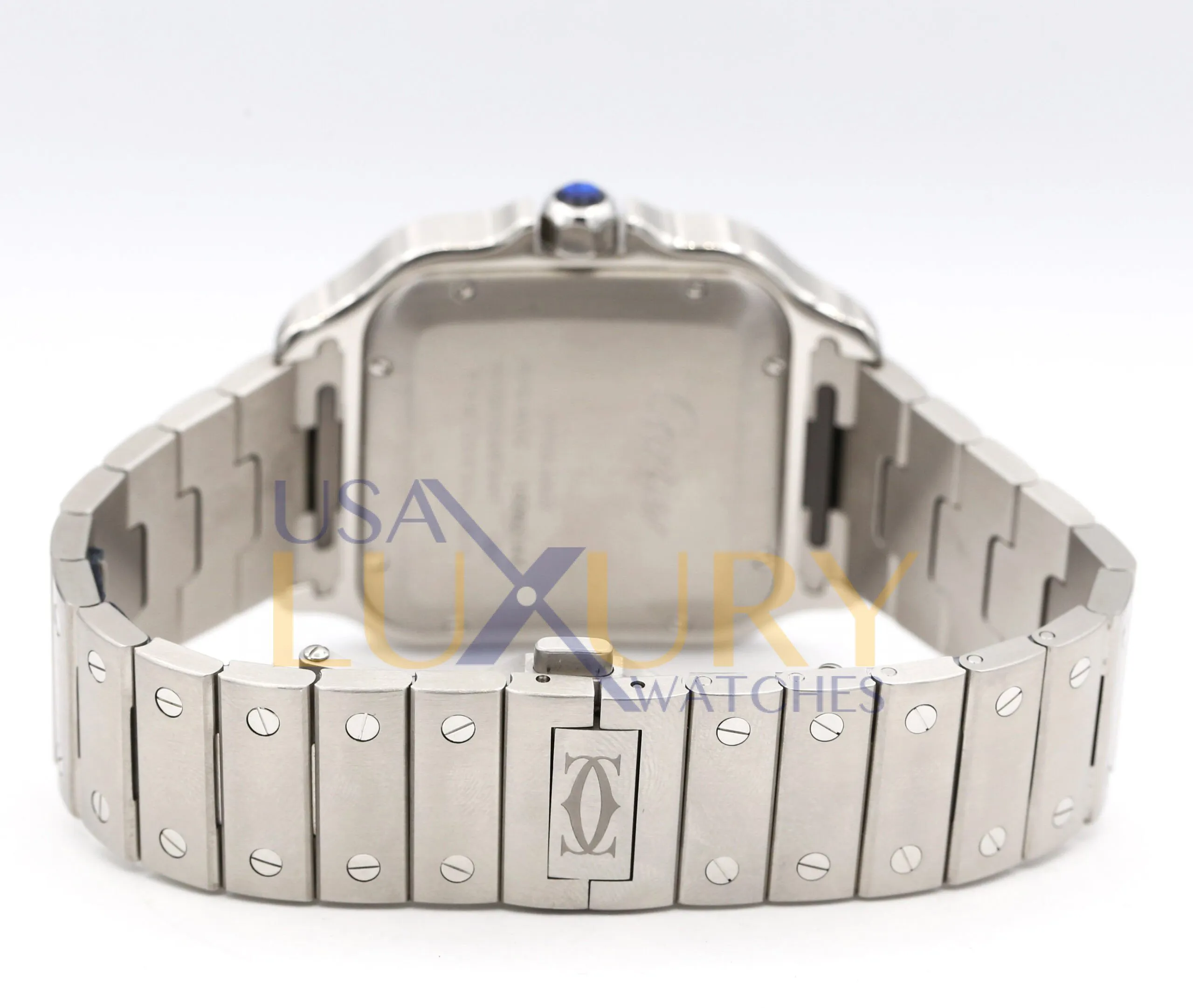 Cartier Santos WSSA0030 40mm Stainless steel Blue 3