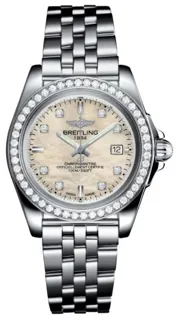 Breitling Galactic A71330531A1A1 Stainless steel White