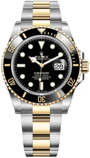 Rolex Submariner 126613LN Stainless steel and 18k yellow gold Black