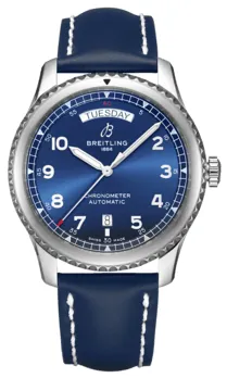 Breitling Aviator 8 A45330101C1X5 41mm Stainless steel Blue