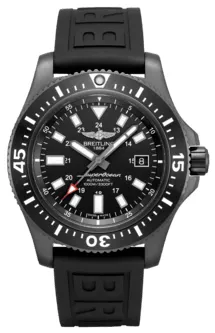 Breitling Superocean M17393131B1S1 44mm Stainless steel and Black DLC Black