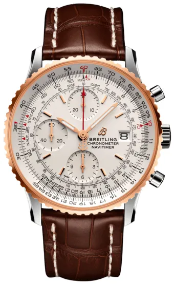 Breitling Navitimer U13324211G1P2 41mm Rose gold and Stainless steel and 18k rose gold Silver 4