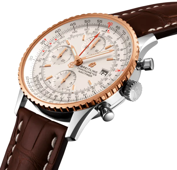 Breitling Navitimer U13324211G1P2 41mm Rose gold and Stainless steel and 18k rose gold Silver 1