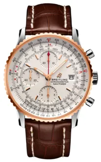 Breitling Navitimer U13324211G1P2 41mm Rose gold and Stainless steel and 18k rose gold Silver