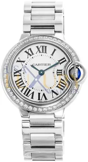 Cartier Ballon Bleu 28mm W4BB0015 Stainless steel White