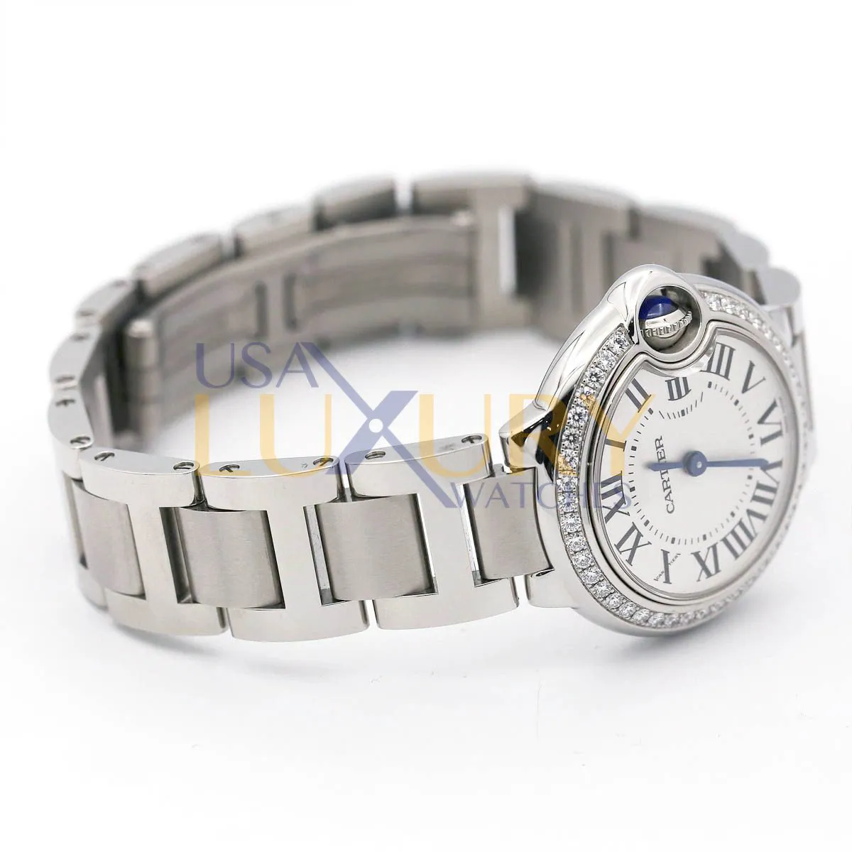 Cartier Ballon Bleu 28mm W4BB0015 28mm Stainless steel White 4