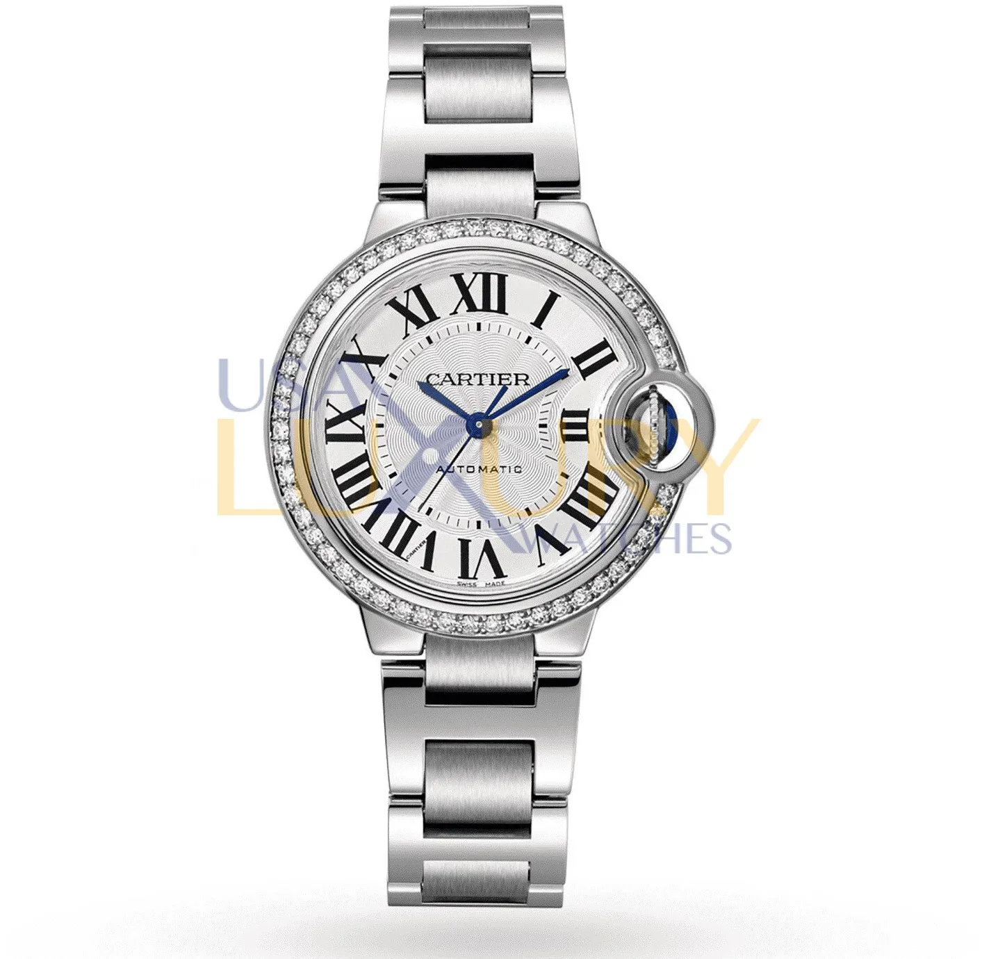 Cartier Ballon Bleu 33mm W4BB0016 33mm Stainless steel Silver