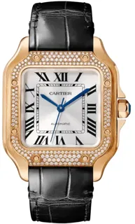 Cartier Santos WJSA0007 Rose gold sunray-effect