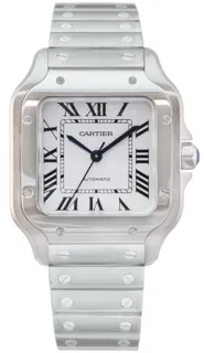 Cartier Santos WSSA0010 Stainless steel Silver