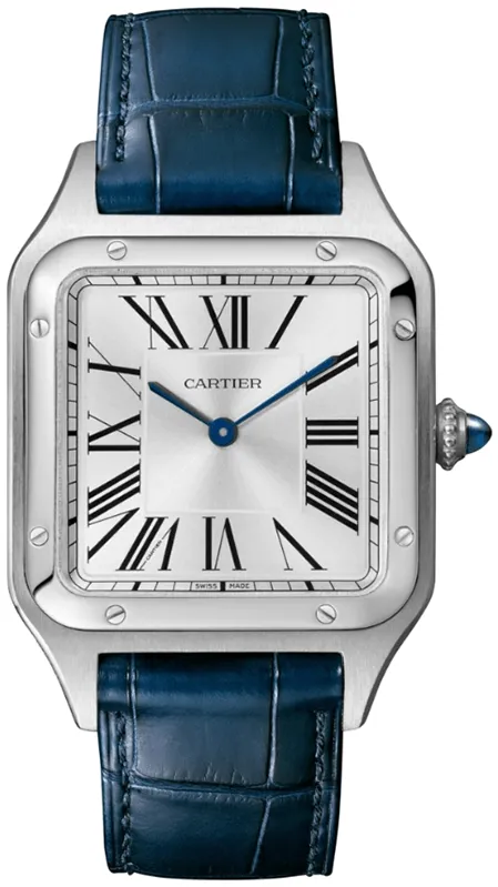 Cartier Santos Dumont WSSA0022 43.5mm Stainless steel Silver